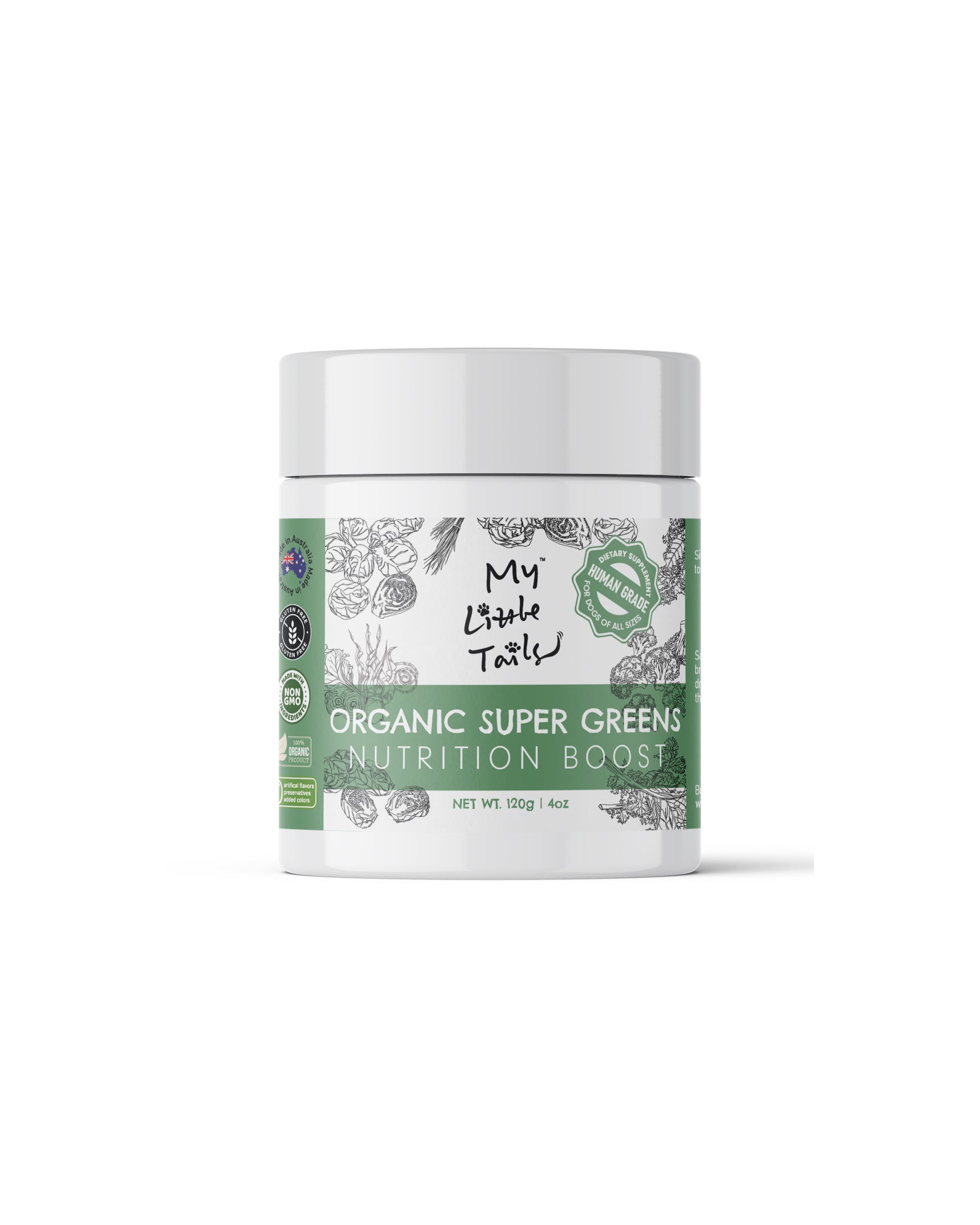 Green Vegetable Powder for Dogs Immunity & Detox