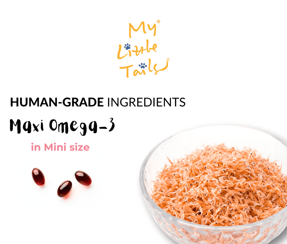 [Mini 90 Capsules] Krill Oil for Dogs & Cats - HUMAN GRADE - Maxi Omega-3