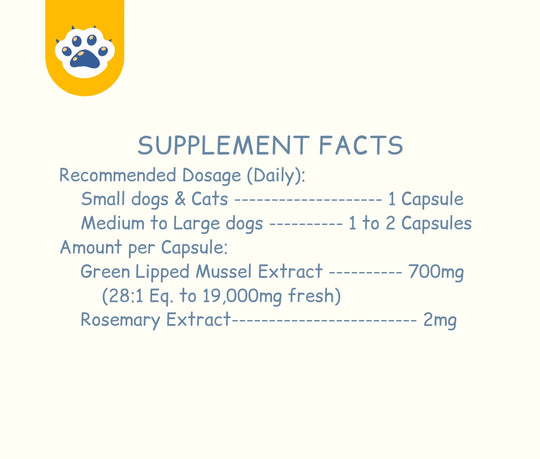 NZ Green Lipped Mussel for Dogs & Cats | Hip and Joint Supplements| HUMAN GRADE